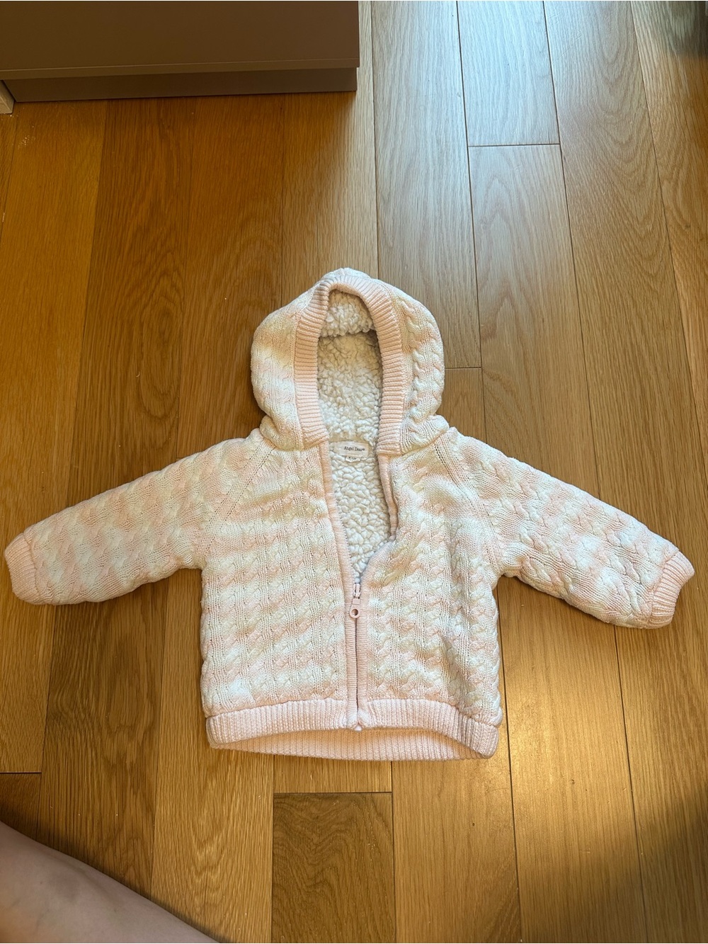 Angel Dear Pink Sherpa-Lined Hooded Jacket